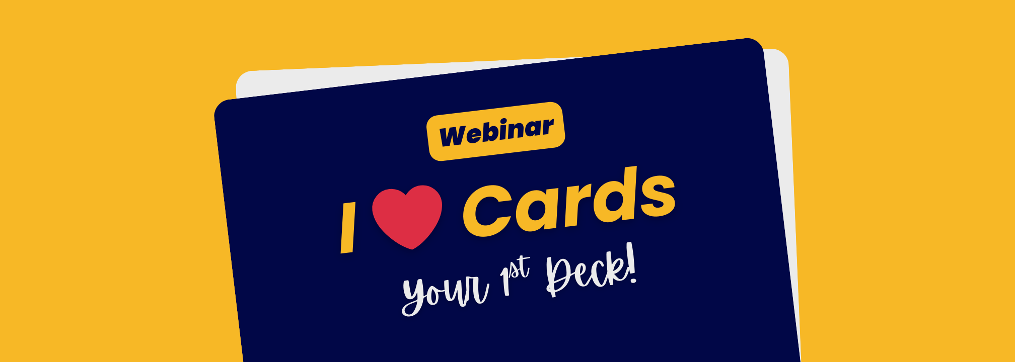 7 reasons you still haven't created your card deck