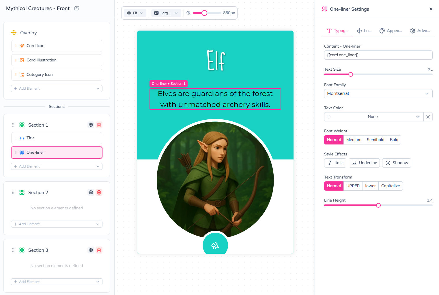 Visual Template Builder