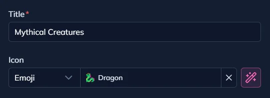 Screenshot of AI Icon Suggestions - One click to add icons to your entire deck!